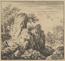 The Large Rock, mid-17th century., mid-17th century. Creator: Allart van Everdingen.