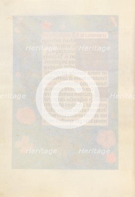 Hours of Queen Isabella the Catholic, Queen of Spain: Fol. 168v, c. 1500. Creator: Master of the First Prayerbook of Maximillian (Flemish, c. 1444-1519); Associates, and.