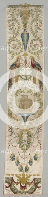 Wall Covering, "The Pheasants" from the "Vatican Verdures" Series, after 1799. Creator: Jean-Démosthène Dugourc (French, 1749-1825); Camille Pernon & Cie (French).