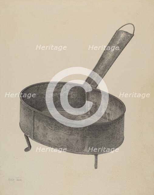 Ember Carrier, c. 1939. Creator: Amelia Tuccio.