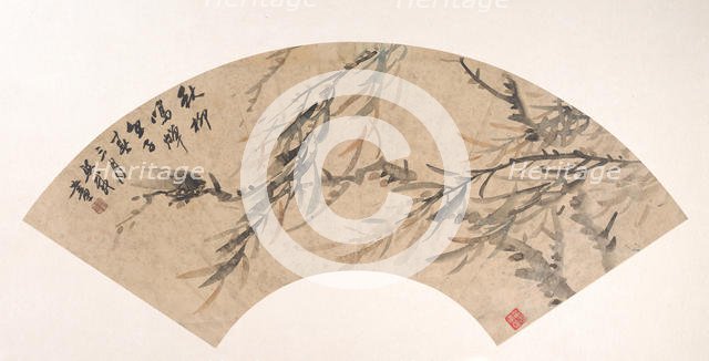 Cicada, dated 1852. Creator: Wu Xizai.