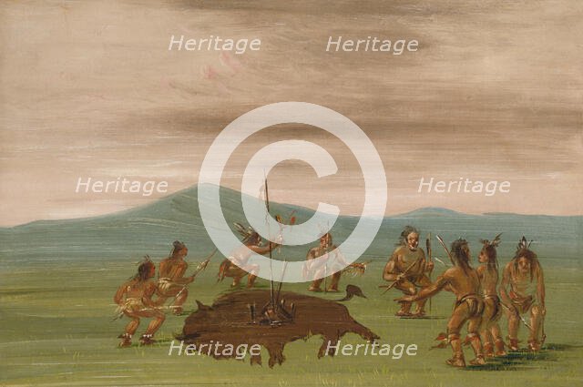 Medicine Buffalo of the Sioux, 1837-1839. Creator: George Catlin.