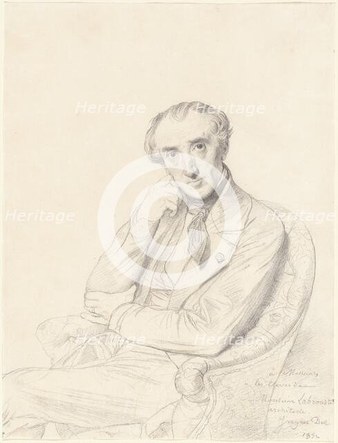 Henri Labrouste, 1852. Creator: Jean-Auguste-Dominique Ingres.