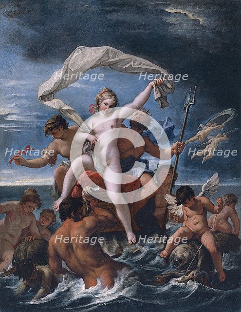 Neptune and Amphitrite. Artist: Ricci, Sebastiano (1659-1734)