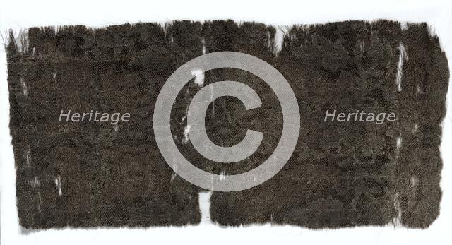 Silk Fragment, 1350-1399. Creator: Unknown.