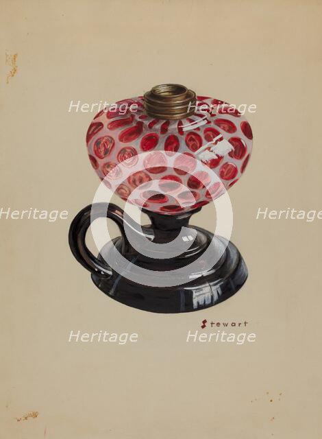 Lamp, c. 1937. Creator: Robert Stewart.