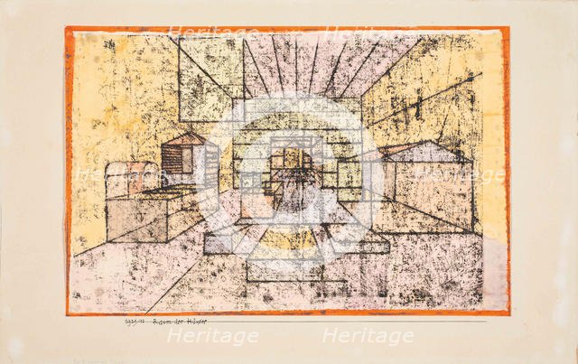 Space of the Houses, 1921. Creator: Klee, Paul (1879-1940).