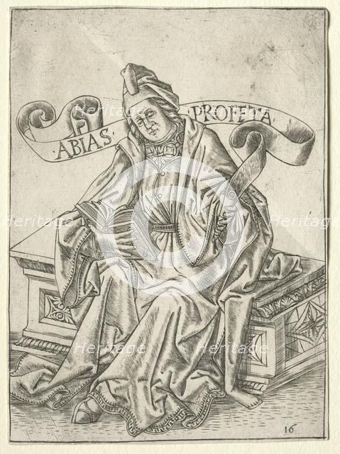 The Prophets: Obadiah, c. 1470-1475. Creator: Baccio Baldini (Italian, c. 1436-1487), attributed to.