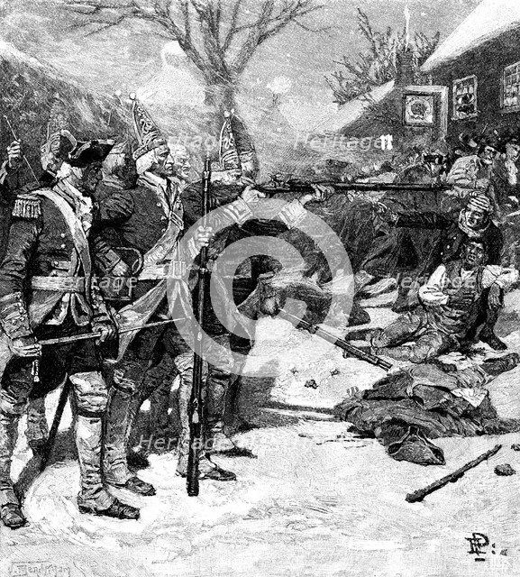 American War of Independence, 1770, (1883). Artist: Unknown