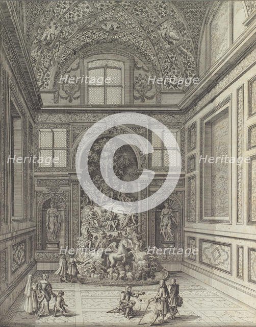 Stanza de Venti nel Teatro di Belvedere di Frascati..., 1691 or after. Creator: Giovanni Battista Falda.