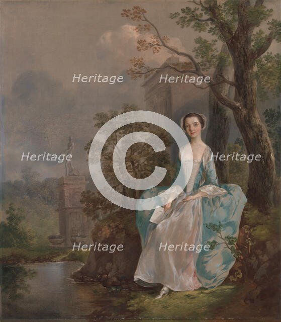 Portrait of a Woman, ca. 1750. Creator: Thomas Gainsborough.