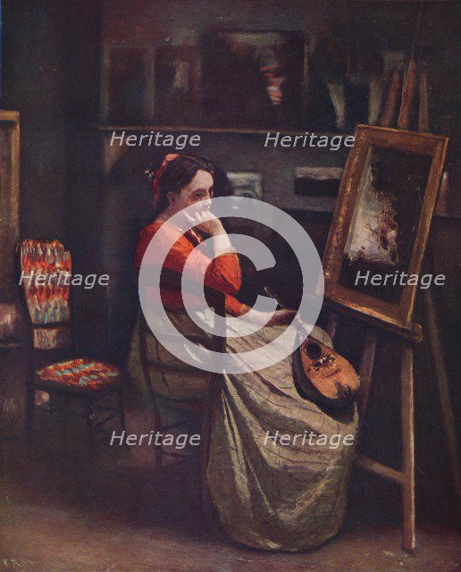 'L'atelier de Corot', c1865, (1939). Artist: Jean-Baptiste-Camille Corot.