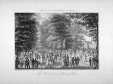 The Promenade in St James's Park, Westminster, London, 1804. Artist: Anon