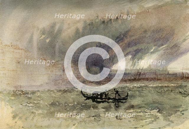 'Storm on the Lagoons', c1830, (1934). Creator: JMW Turner.