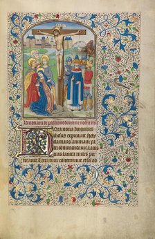 The Crucifixion; Arenberg Hours, early 1460s. Creator: Willem Vrelant.