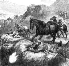 The War in the Transvaal: the Boers' method of fighting, 1881. Creator: Unknown.