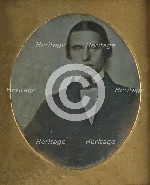 Portrait of a Young Man, 1840. Creator: Samuel Finley Breese Morse.