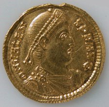 Solidus of Valens (364-378), Byzantine, 364-78. Creator: Unknown.