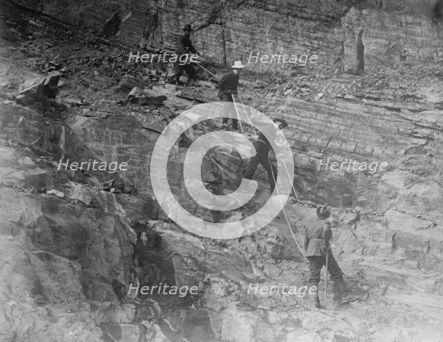 Swiss guides on Canadian Pacific Rd., between c1910 and c1915. Creator: Bain News Service.