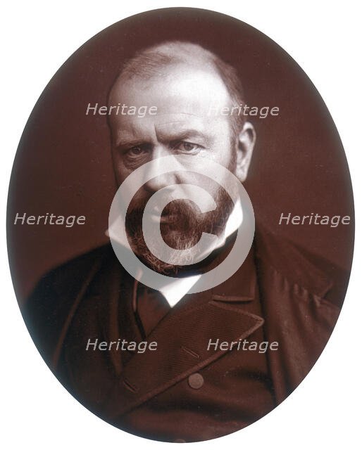 John Pettie, artist and Royal Academician, 1882. Creator: Lock & Whitfield.