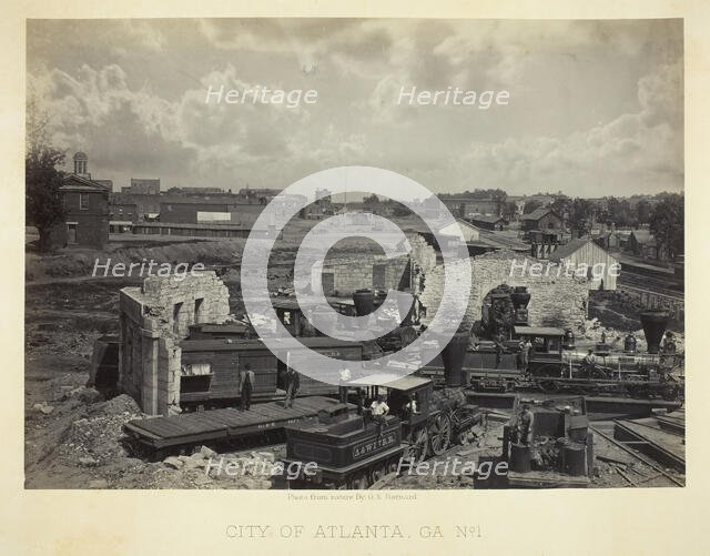 City of Atlanta, GA, No. 1, 1866. Creator: George N. Barnard.