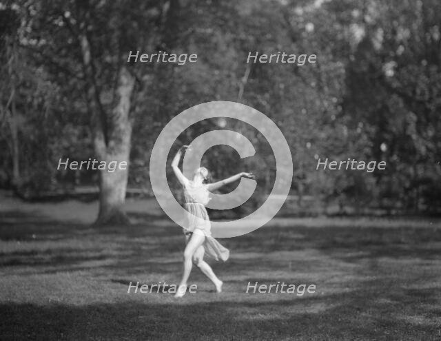 Elizabeth Duncan dancers and children, 1920 Creator: Arnold Genthe.