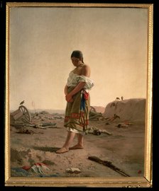  'The Paraguayan; image of your desolate homeland', oil 1880.