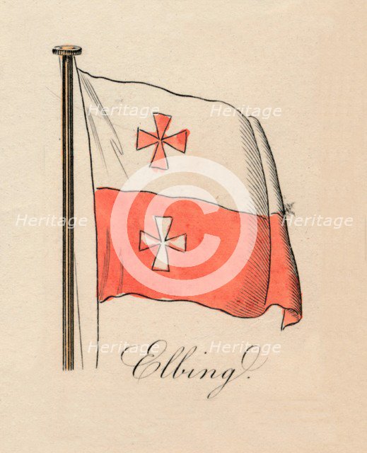 'Elbing', 1838. Artist: Unknown.