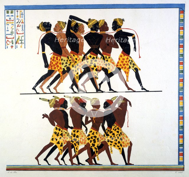 'Nubian Slaves', 1832-1840. Artist: Unknown