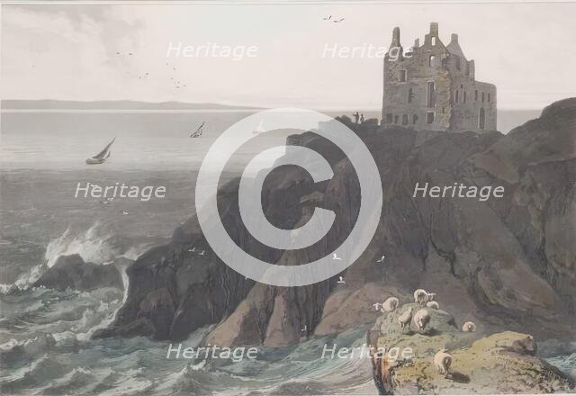 Dunskey Castle Near Portpatrick. Creator: William Daniell.