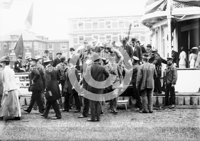 German Doctors at Ellis Island, 1912. Creator: Bain News Service.