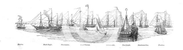 Passing the Nore Light, 1842. Creator: Unknown.