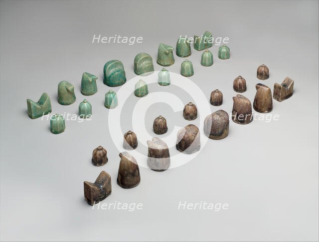 Chess Set, Iran, 12th century. Creator: Unknown.