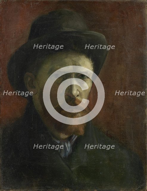 Self-Portrait with Felt Hat.