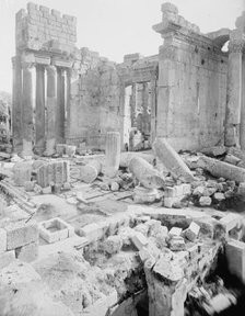 Entrance, Temple of Jupiter, Baalbek, between c1915 and c1920. Creator: Bain News Service.