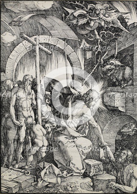 Christ in Limbo, 1510. Artist: Albrecht Durer.