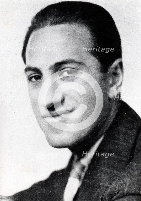 George Gershwin (1898 - 1937). Artist: Unknown
