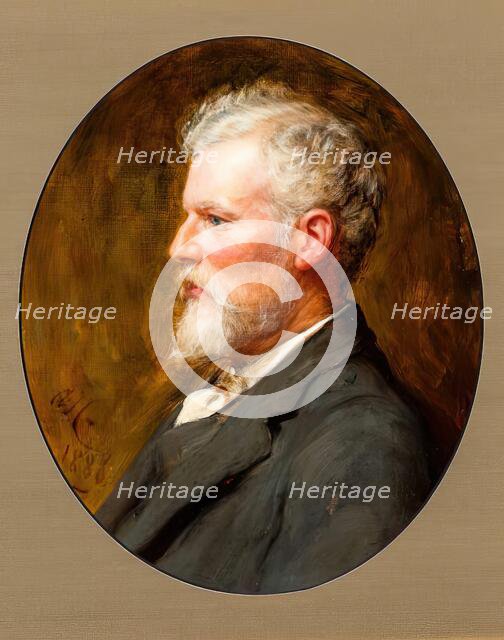 Alfred Waterhouse, RA, 1886. Creator: Arthur Stockdale Cope.