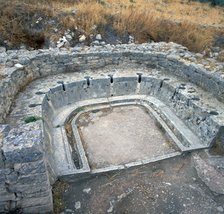 Roman latrine from Tunisia, c.3rd century BC. Artist: Unknown