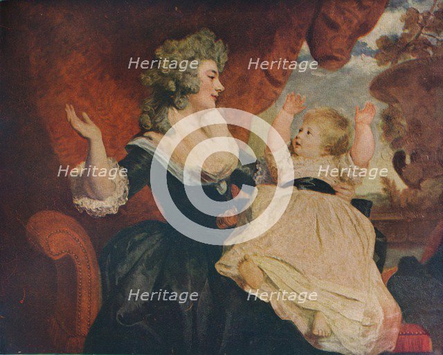 'Duchess of Devonshire and Child', c1786. Artist: Sir Joshua Reynolds.