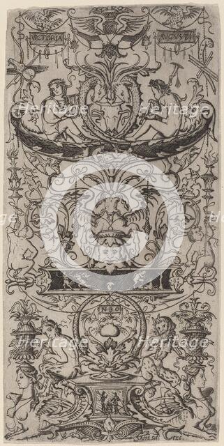 Ornament Panel: Victoria Augusta, c. 1507. Creator: Nicoletto da Modena.