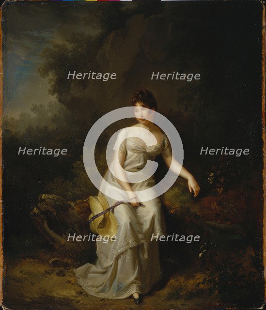 Portrait of Countess Ekaterina Lvovna Golovkina, Late 18th cent.. Artist: Anonymous  