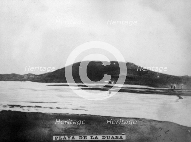 Duaba beach, (1890s), 1920s. Artist: Unknown