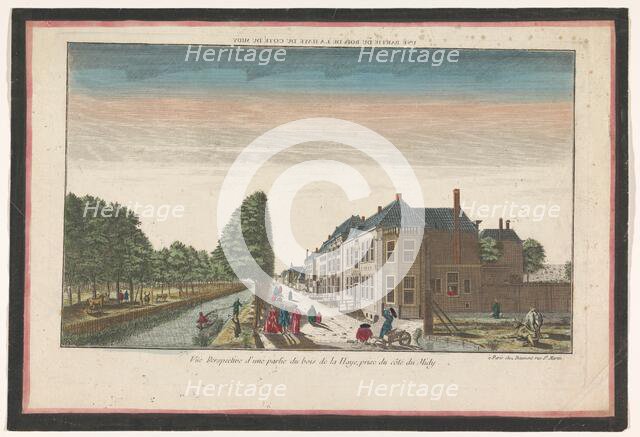 View of Haagse Bos in The Hague seen from the south side, 1745-1775. Creator: Anon.
