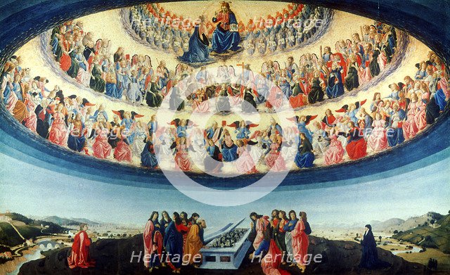 'The Assumption of the Virgin', c1475-1476. Artist: Francesco Botticini