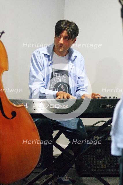 Leon Greening, Splash Point Jazz Club, Eastbourne, East Sussex, 24 July 2019. Creator: Brian O'Connor.