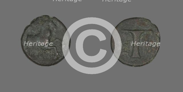 Coin Depicting a Horse, 320-250 BCE. Creator: Unknown.
