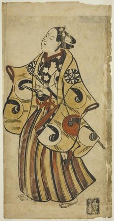 The Actor Nakamura Denkuro I, c. 1710. Creator: Torii Kiyonobu I.