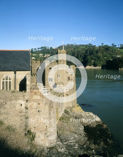 Dartmouth Castle, Devon, 1994. Artist: J Bailey