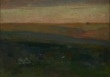 Green Steppe in the Ukraine, 1904. Creator: Jan Stanislawski.